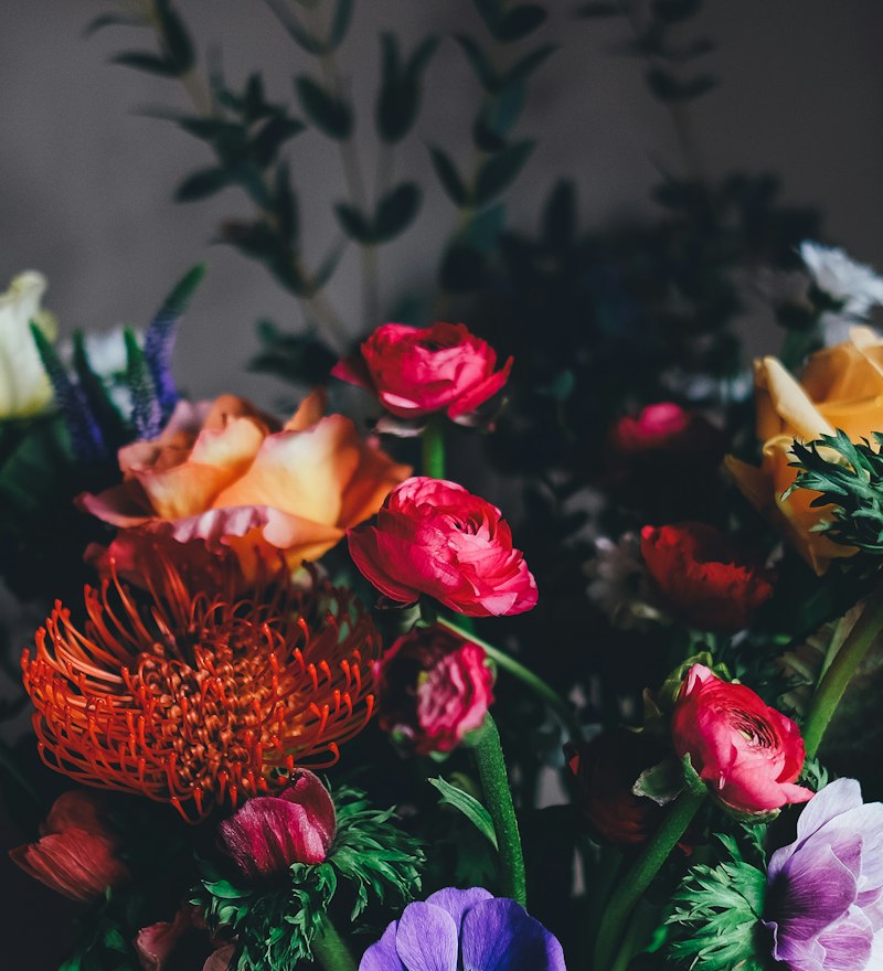 Dark moody arrangement